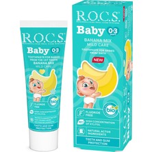 Uravas Store R.o.c.s. Baby 0-3 Yaş Muz Püresi Tadında Bebek Diş Macunu 45G