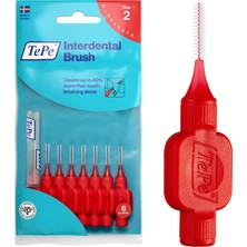 Uravas Store Tepe Arayüz Fırçası, Orijinal, Kırmızı, 0,5 Mm/ıso 2, 8 Adet