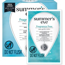 Uravas Store Summer's Eve Yaz Arifesi Temizleyici Mendil, Kokusu Içermez, 16 Adet