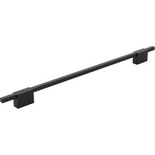 Uravas Store Boyut Siyah Metal 224 mm Mobilya Kolu Aksesuarı Uzun Dolap Kulpları Mutfak Çekmece Kulbu Kapak Kulbu