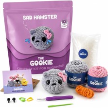 Uravas Store Sad Hamster Amigurumi Tığ Kiti Örgü Seti