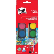 Uravas Store Pritt 12' Li Suluboya - Büyük Tablet + Fırça Hediyeli