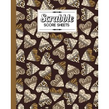 Uravas Store Scrabble Score Sheet: Hearts Scrabble Score Sheet, Scrabble Game Record Book For Up To 4 Players, Scrabble Game Sheets For Board Game Words Building, 121 Pages, Size 8" x 10"