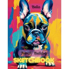 Uravas Store Sketchbook: Sketch Book French Bulldog Bella Notebook For Drawing Writing Painting Sketching Doodling For Kids Abstract Dog Cover Cute Animals: Large Blank Pages