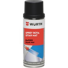 Uravas Store Würth Sprey Tampon Boya RAL9005 Mat Siyah 400 ml