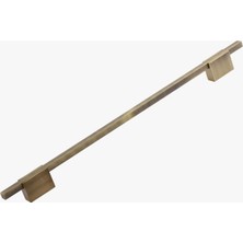 Uravas Store Boyut 256 mm Soft Antik Sarı Renk Metal Dolap Çekmece Kulbu Mutfak Dolabı Kapak Kulpları Mobilya