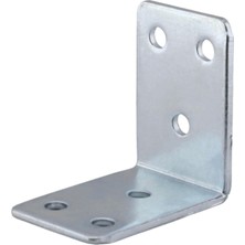 Uravas Store BADEM10 Mobilya Dolap Köşe Bağlantı Sabitleme L Demir Köşebent Gönye 45X45X30 mm (10 Adet)