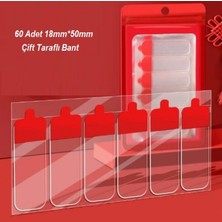 Hace Bazaar 60 Parça Kolay Açılır Güçlü Çift Taraflı Bant 18MM*50MM (4887)