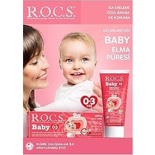 Uravas Store R.o.c.s. R.o.c.s Baby Diş Macunu Elma Püresi 0-3 Ay