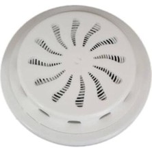 Uravas Store Orret Home Ayarlı Doğalgaz Cam Menfezi Beyaz Ø18CM - Aç-Kapa Ayarlanabilir Soğuk Hava Engelleyen Cam Menfezi - Şeffaf Panel Hava Kapaklı Havalandırma Menfezi