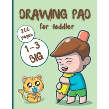 Uravas Store Drawing Pad For Toddlers 1-3 Big: Hours Of Fun At A Very Affordable Price, Remember Your Children's Drawings! Large Blank Coloring Book 180 Pages