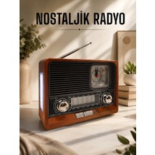 Shopwave Nostaljik Radyo Usb,aux ve Sd Kart Girişli Bluetooth Bağlantılı