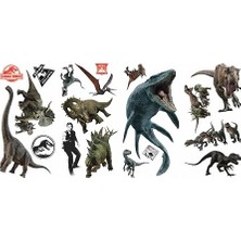 Uravas Store Jurassic World Fallen Kingdom Soy ve Yapıştır Duvar Çıkartmaları, Roommates'ten RMK3798SCS