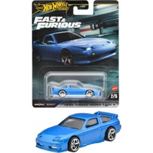 Uravas Store Hot Wheels Fast-Furious Premium Araba 1996 Nıssan 180SX Type x HNW46-HVR62