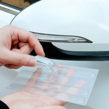 Hace Bazaar Oto Darbe Koruyucu Şeffaf Kendiliğinden Yapışkanlı Bantlar 4 Adet (4887)