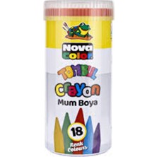 Uravas Store Nova Color Mum Boya Tombul Metal Tüp 18 Renk