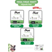 Uravas Store Sleepy Natural Ultra Hassas Hijyenik Ped 124 Adet Ped Mega Fırsat Paketi ve Rosıe