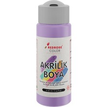 Uravas Store Red Rose Lila Akrilik Boya 60 ml