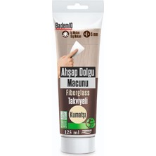 Uravas Store Ahşap Parke Tamir Macunu Kumtaşı Renk Mobilya Masa Dolgu Çatlak Çizik Giderici 125 ml Kullanım Hazır