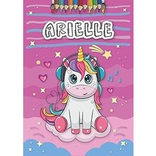 Uravas Store Arielle: Personalized Coloring Book For Arielle | Theme: Unicorn | Birthday Gift For Girl, Daughter ... | Ages: 4-8 | 25 Unicorn Designs With Name Arielle, Large Size A4 (Ca. 8.5 x 11 Inches)