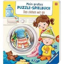 Uravas Store Mein Großes Puzzle-Spielbuch: Das Ziehen Wir An - Kinderbuch Ab 2 Jahren, Mit 10 Puzzleteilen