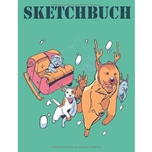 Uravas Store Sketchbuch: Hunde Design Heft Mit Den Blanko Seiten Für Skizzen Zeichnen Und Malen - Tolles Adventsgeschenk