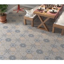 Uravas Store Stickerart Yer Kaplama Zemin Kaplama Folyosu 65X130 cm Turkish Style Patchwork