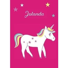 Uravas Store Jolanda: Einhorn Malbuch / Tagebuch / Notizbuch - Dın A4 - Blanko (German Edition)