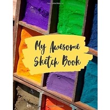 Uravas Store My Awesome Sketch Book: Premium Indian Species Abstract Cover Notebook Sketch Book For Doodling, Sketching, Painting, 130 Pages, 8.5 x 11 Vol. 2 (Awesome Sketch Books, Band 2)