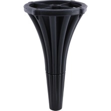 Uravas Store (4 Adet) Istanbul 16 cm Siyah Mobilya Kanepe Koltuk Tv Ünitesi Konsol Ayağı Ayak Ayakları