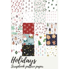 Uravas Store Independently Published Holiday Themed Scrapbook Paper
