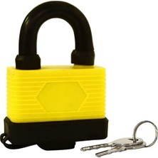 Uravas Store Rolson 66515 Weatherproof Padlock, Black, 65 mm