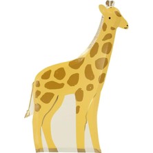 Uravas Store Meri Meri - Giraffe Plates - Zürafa Tabaklar - 8'li