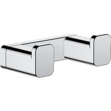 Uravas Store Hansgrohe Çift Havlu Askısı Addstoris, Havlu Askısı, Krom