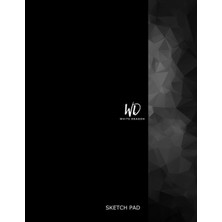 Uravas Store White Dragon Sketch Book 9X12 Inch, 100 White Numbered Pages, Artist Sketch Pad, Drawing Paper Pad, Art Supplies For Graphite And Colored Pencils, Charcoal, Soft Pastel, Black.