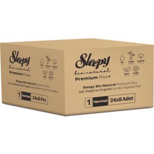 Uravas Store Sleepy Bio Natural Premium Plus Hijyenik Ped Normal 8X24 Ped (192 Adet)