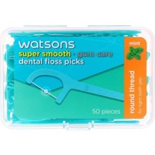 Uravas Store Watsons Super Smooth Nane Yuvarlak Diş Ipi Kürdan 50'li