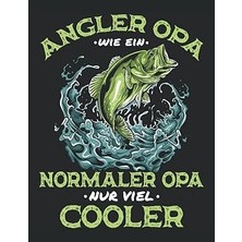 Uravas Store Angler Opa Normaler Opi Nur Viel Cooler Angeln Fangbuch Spruch: Antı Stress - Mandala Malbuch - Lustiges Angler Opa Großvater Geschenk - A4 (8,5X11) ... - Antistress - Entspannen - Zum Ausmalen