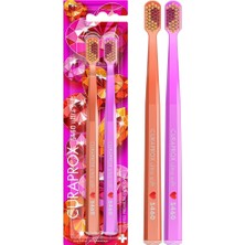 Uravas Store Curaprox Cs 5460 Duo Love Edition 2026 Diş Fırçası Seti I 2 Ultra Yumuşak Fırça, 5460 Curen Filamentli, Nazik Plak Çıkarma Için, Daha Sağlıklı Diş Eti ve Dişlere Teşvik Ediyor.