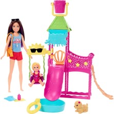 Uravas Store Barbie Skipper'ın Su Parkı Eğlencesi Oyun Seti, 3 Yaş ve Üzeri, HKD80