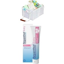 Uravas Store Bepanthol Baby Pişik Önleyici Merhem 100G X3 + Bebek Bakım Çantası Hediyeli