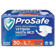 Uravas Store Prosafe Belbantlı Hasta Bezi Büyük (L) 30 Adet