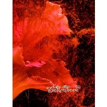 Uravas Store Sketchbook: Water Colour Pattern Affect Background, Large 8.5" x 11", 110 Pages, Perfect For Everyone, Crayons, Pencils, Drawing And Sketching