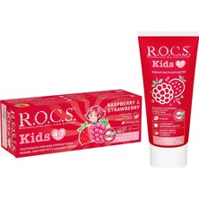 Uravas Store R.o.c.s. Rocs Kıds 4-7 Yaş Ahududu Çilek Tadında Diş Macunu - 45G