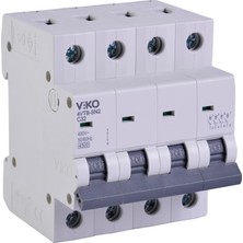Uravas Store Viko 4VTB-4C32 Otomatik Sigorta 4,5ka C Tipi 4 Kutup 32A