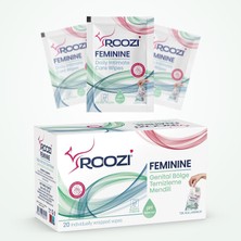 Uravas Store Roozi Kadın Intim Mendilleri – Vajinal Sağlığı Destekler – Ph Dengeli, Aloe Içerikli, Hareket Halinde Hijyen, Koku Giderir – Genital Temizlik Mendilleri – 20LI Ayrı Paketlenmiş Mendil