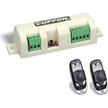 Uravas Store Cuppon Sn 32 Alıcı ve 2 Adet Kumanda, 2 Adet Kumandalı Cuppon Sn-32 Panjur, Kepenk, Otomasyon Alıcı Kartı, Otomatik Kepenk Alıcısı 2 Kumandalı, Kepenk Kumandası, Garaj Kumandası, Panjur Kumandası