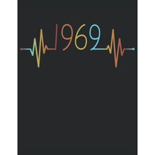 Uravas Store 101 Mandalas - Colorıng Book Ecg Heartbeat Born In 1969 Year Heart Beat: Funny Retro Vintage Heart Line Birthday Gift - A4 (8. 5X11) - 101 Pages - ... - Relax - Anti Stress - For Coloring