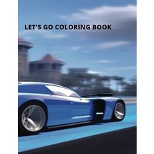 Uravas Store Independently Published Let's Go Colorıng Book: (Blue) Paperback 8.5X11 In, 36 Sheets Colorıng Book For All Ages