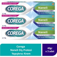 Uravas Store Corega Süper Protez Yapıştırıcı Krem 40 gr X3 Adet
